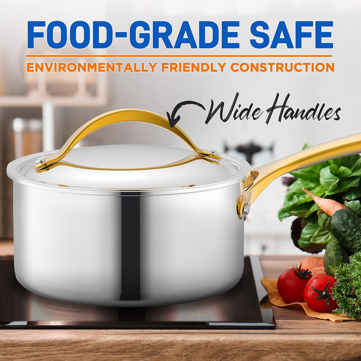 Juego de ollas de cocina NUTRICHEF NCSTS16