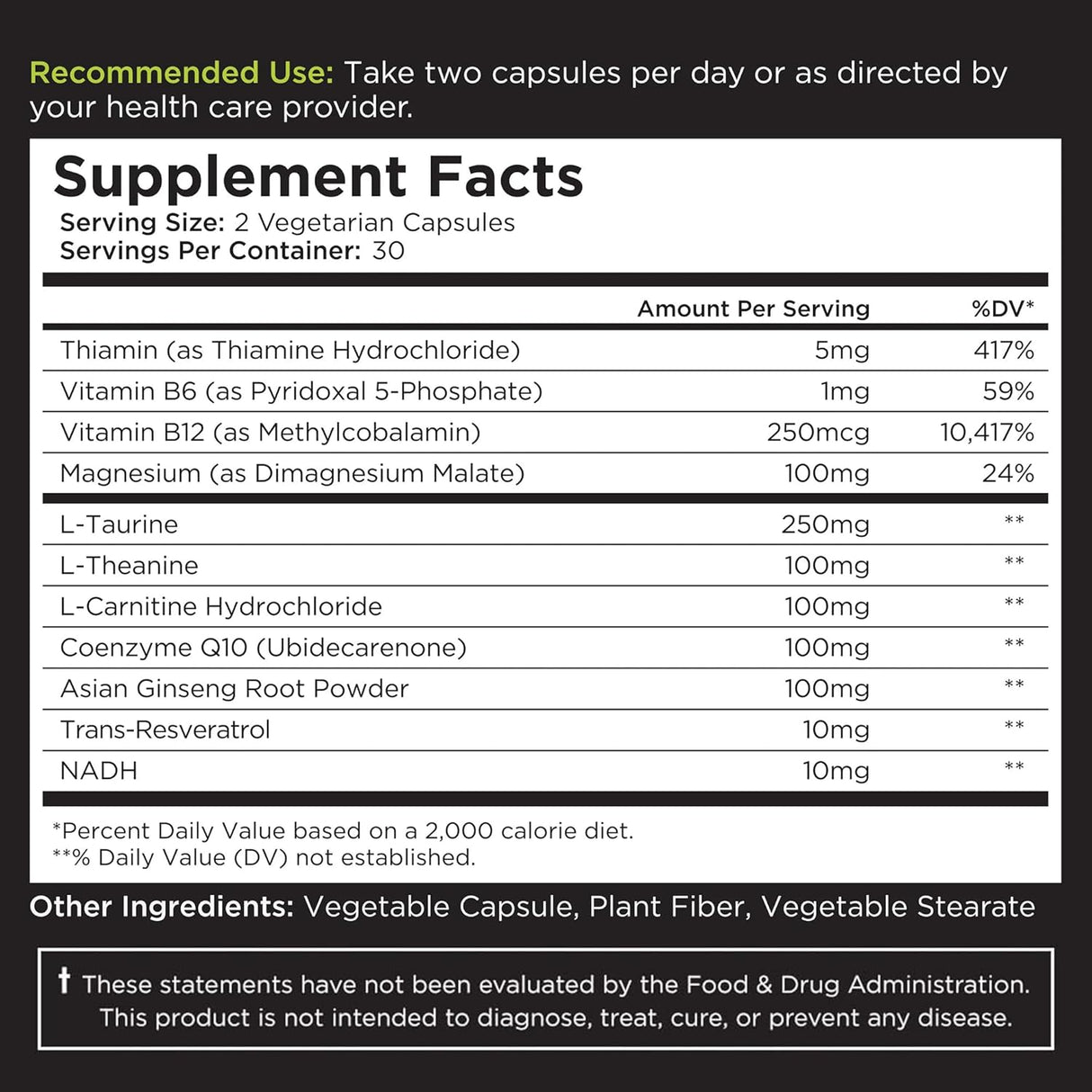 Livingood Daily Energy Support natural de energía limpia