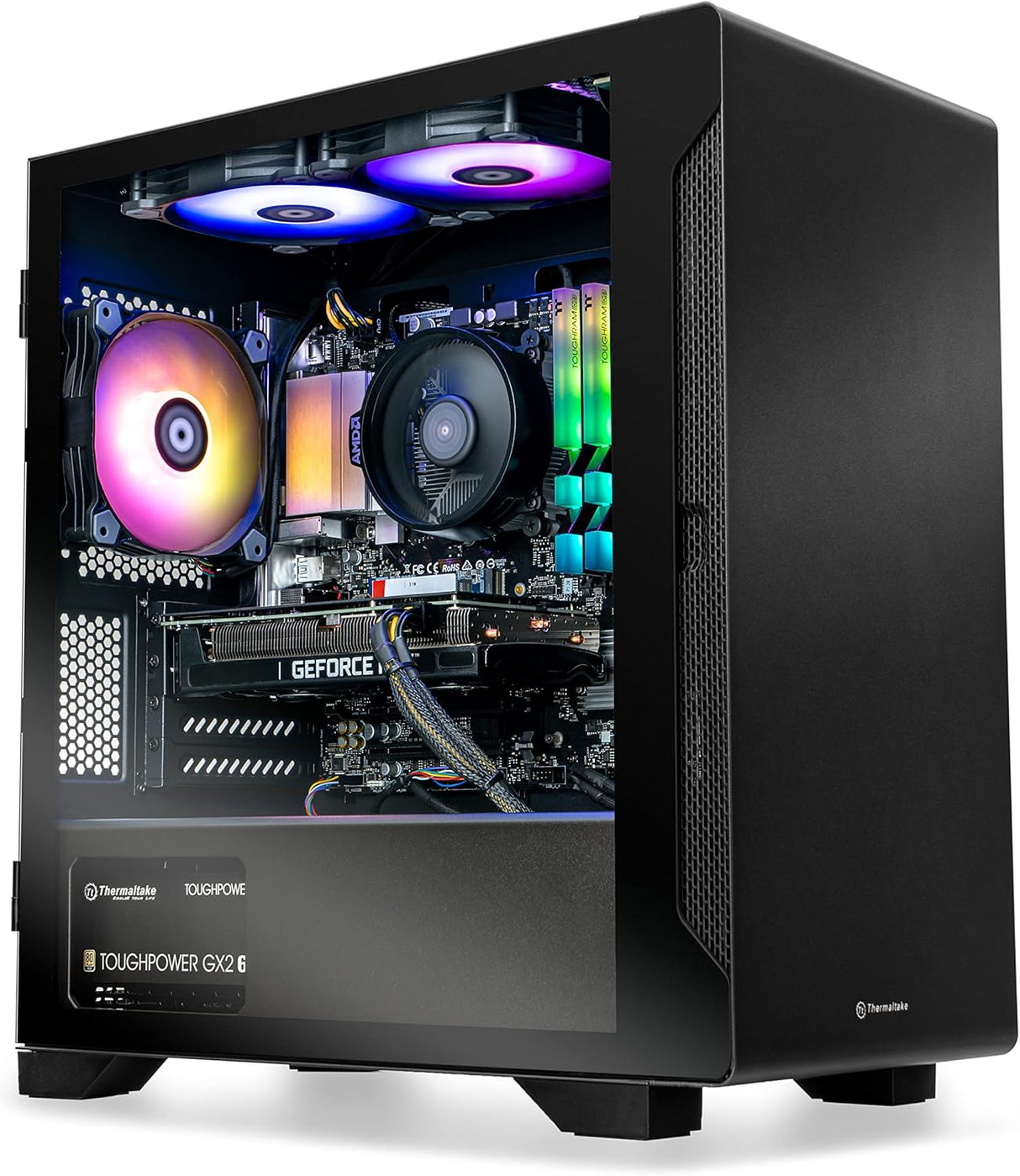 Computadora Thermaltake Graphite 360 Gaming PC negro