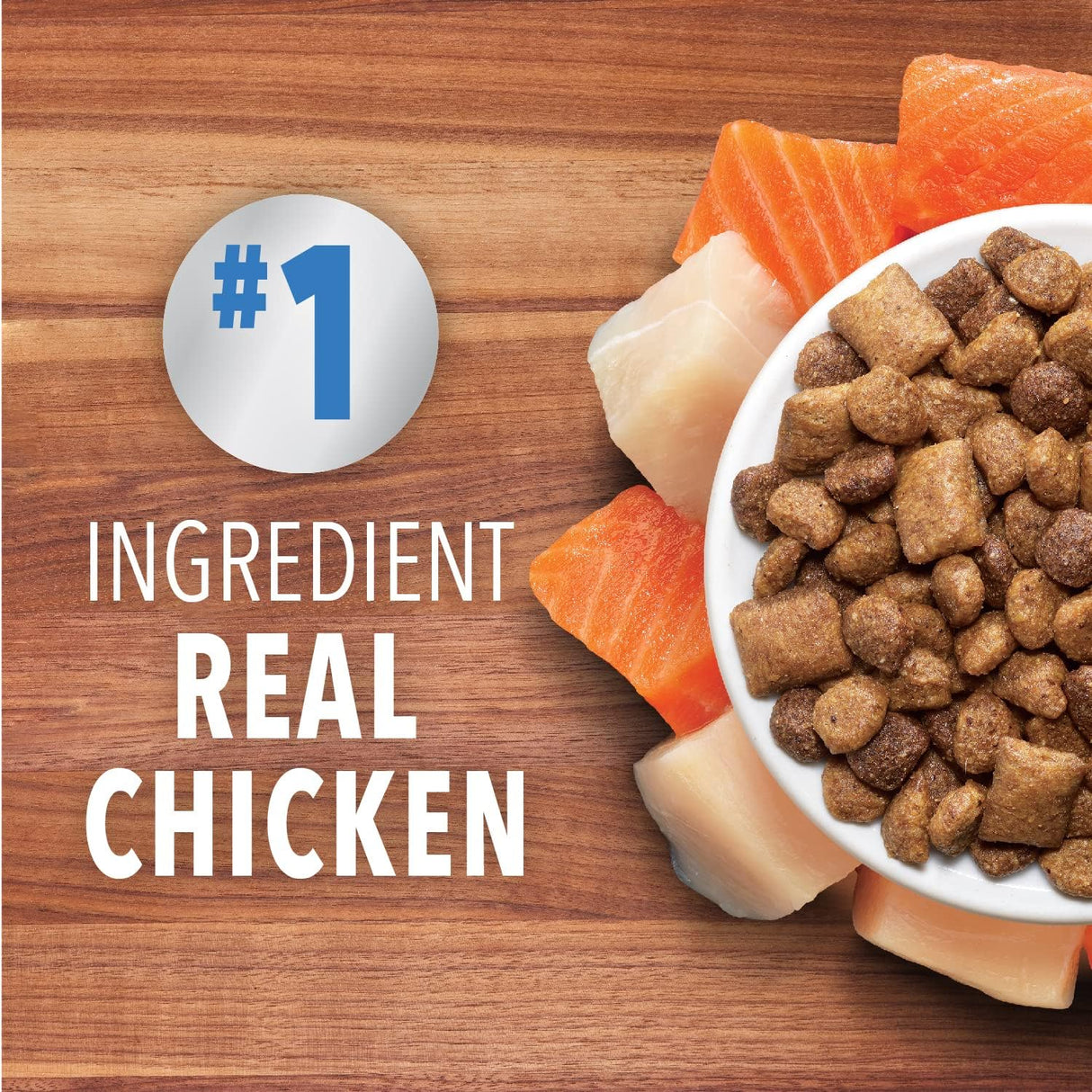 Iams Alimento seco para gatos Healthy Enjoyment Receta de pollo y salmón, bolsa de 3 libras