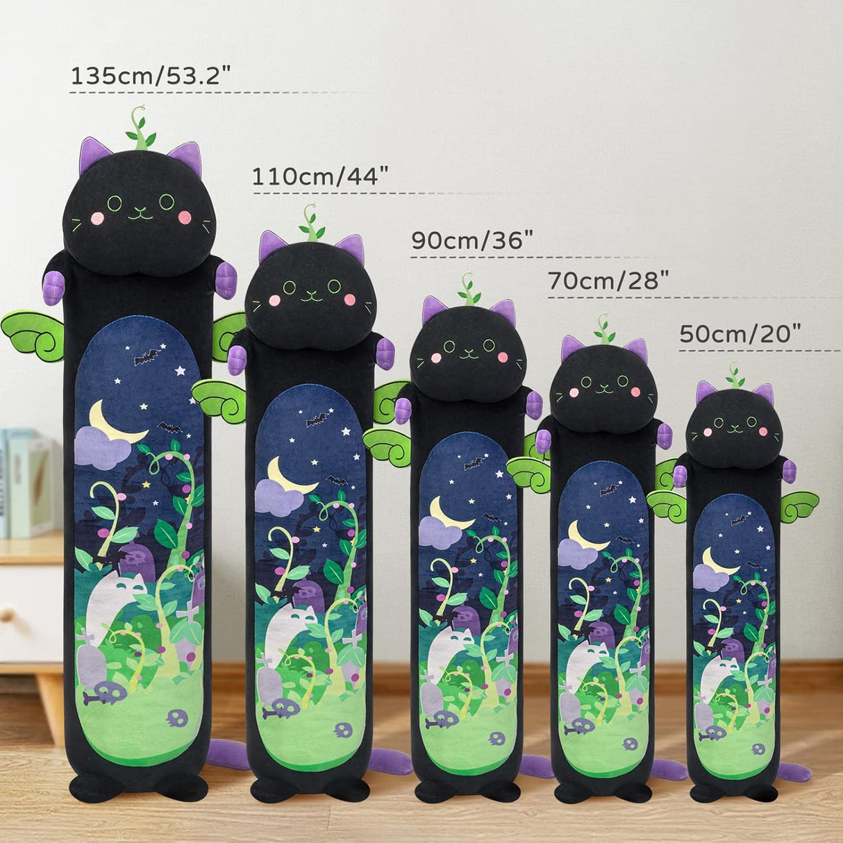 Peluche de gato negro 20 pulgadas