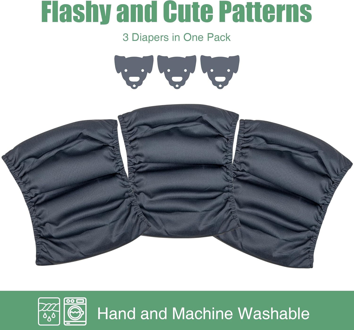 wegreeco Pañales lavables para el vientre (patrón elegante)