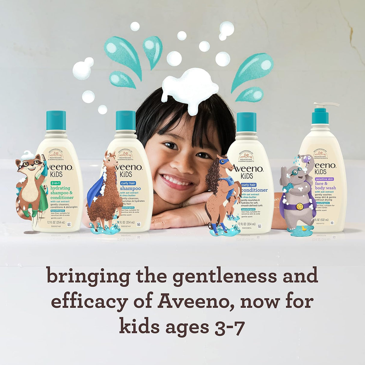Shampoos y Acondicionadores para cabello rizado para niños