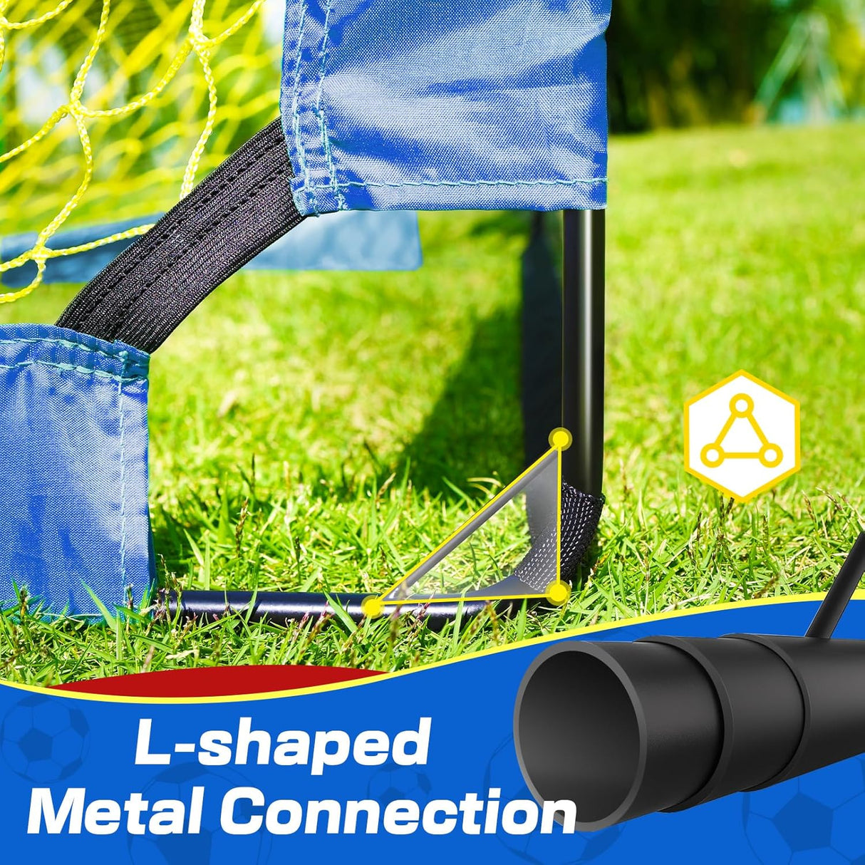 Porteria de futbol plegable para niños