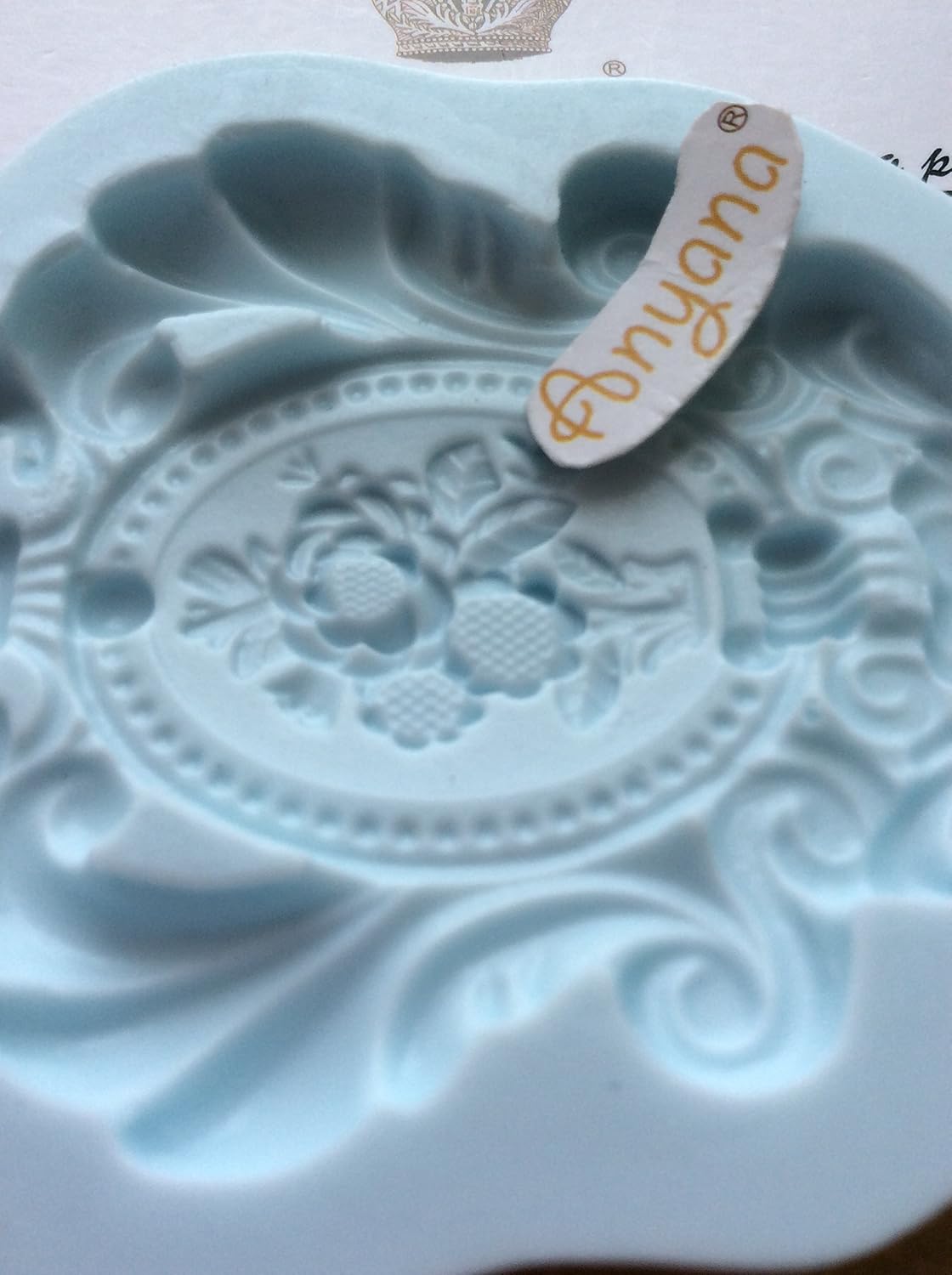 Anyana Molde de silicona Cameo para pastel decoración