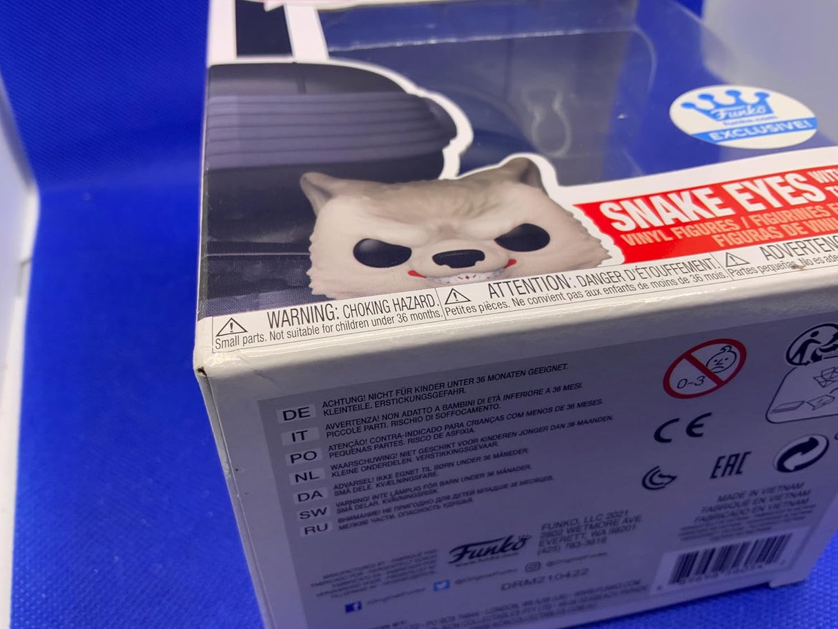 Funko Pop! G.I. Joe Snake Eyes con Timber #78 Exclusivo Funko