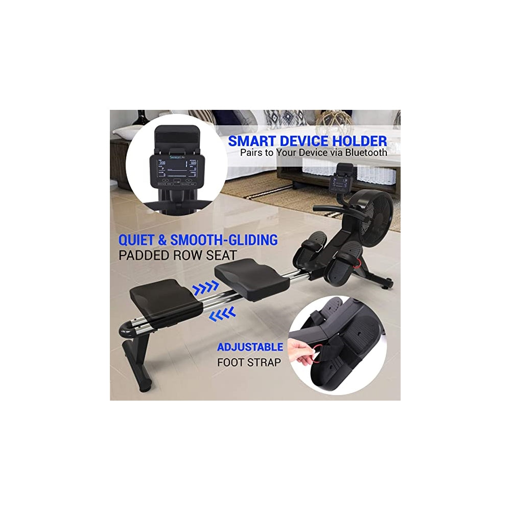 Máquina de remo para entrenamiento SERENELIFE SLRWMC60