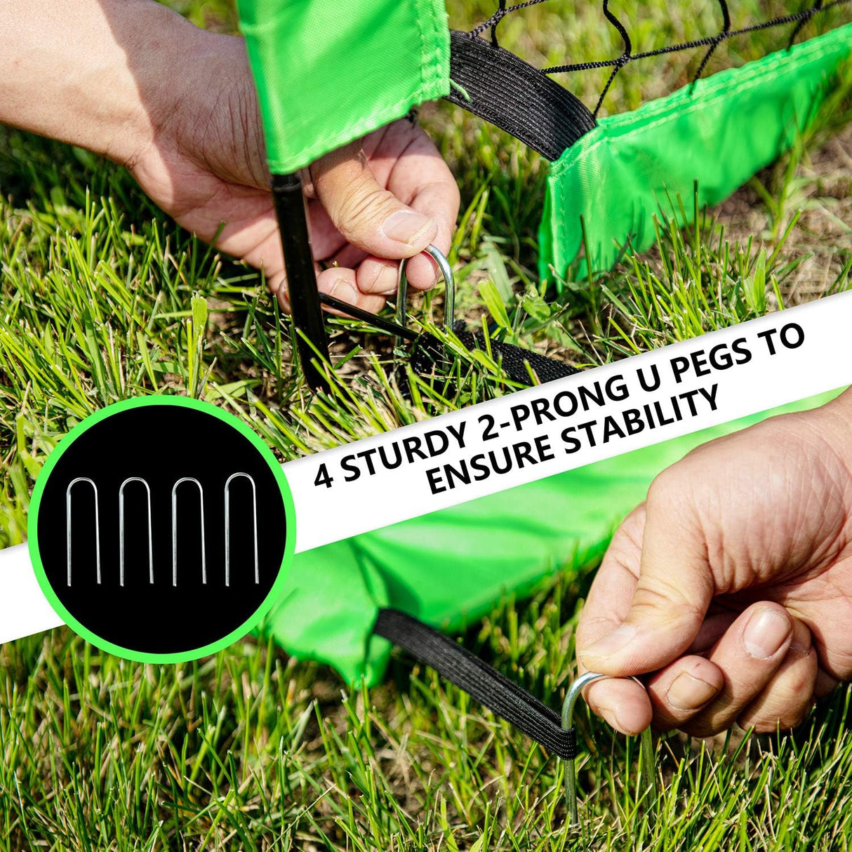 Kit de porteria de futbol, con pelota, 8 conos y bolso