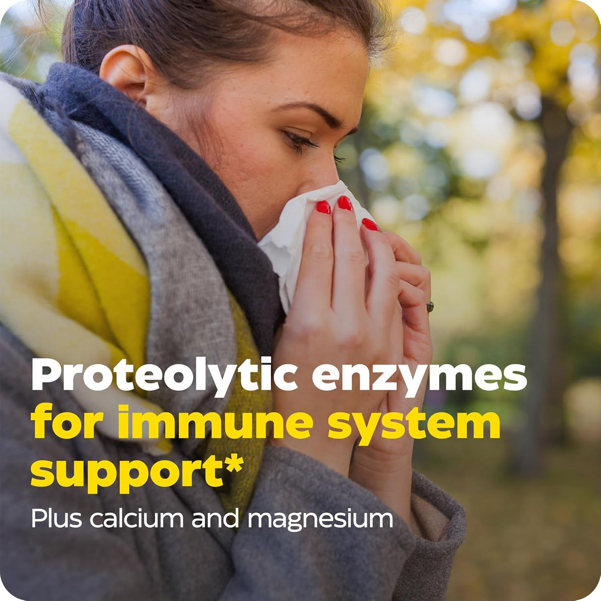 Suplemento Enzymedica enzima Defense 90 unidades