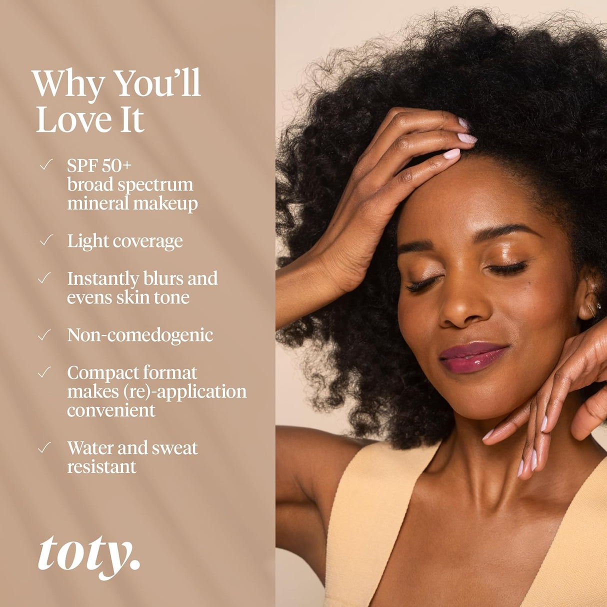 Crema Compacta Iluminadora SPF 50+ para Todo Tipo de Piel