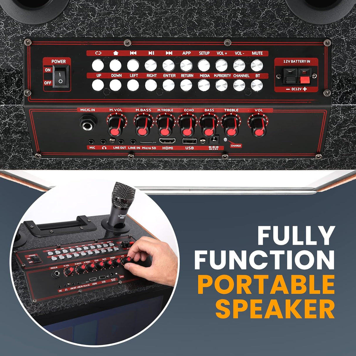 Parlantes  de transmisión BT inalámbrico portátil