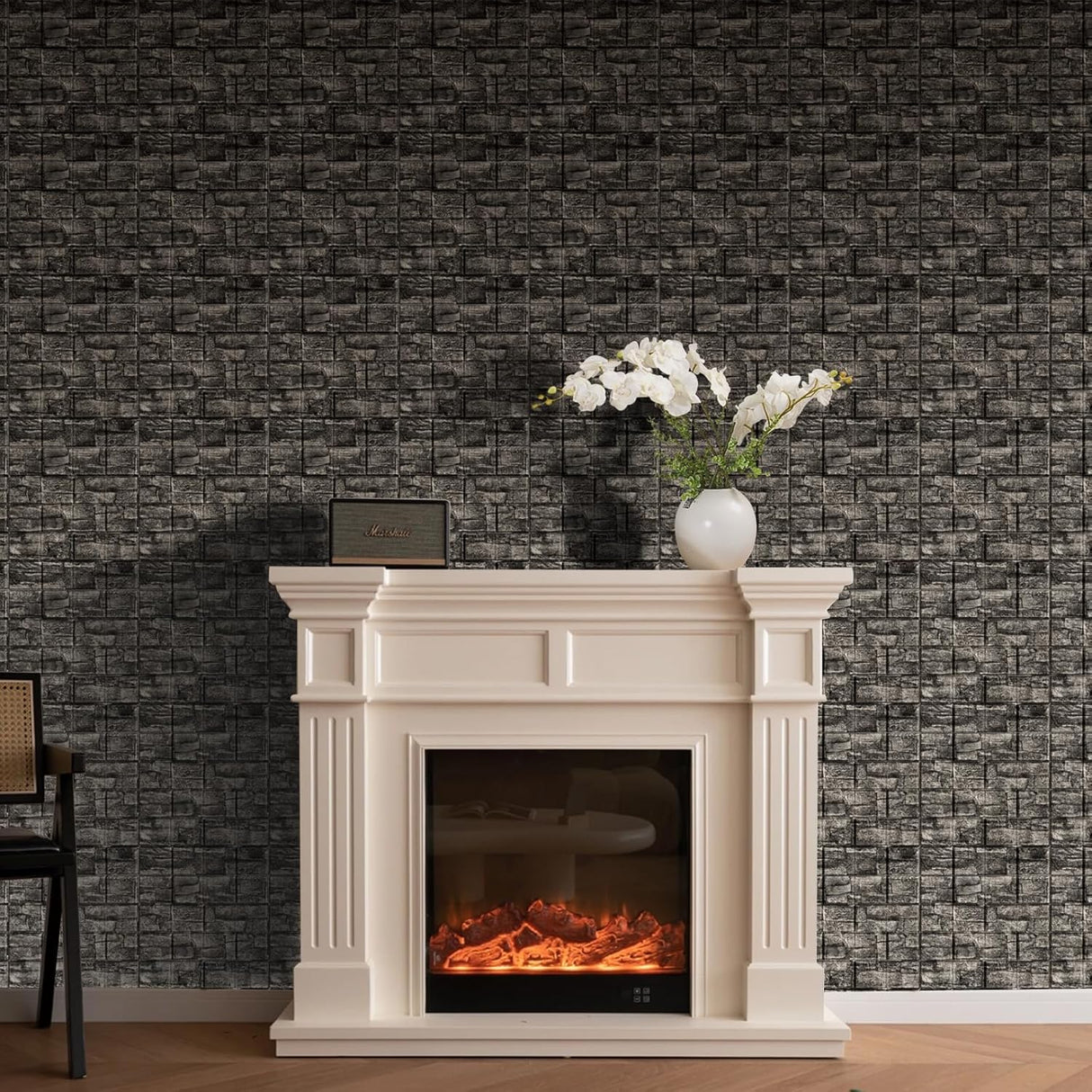 Paneles 3D autoadhesivos de ladrillo, decorativos, 20PCS