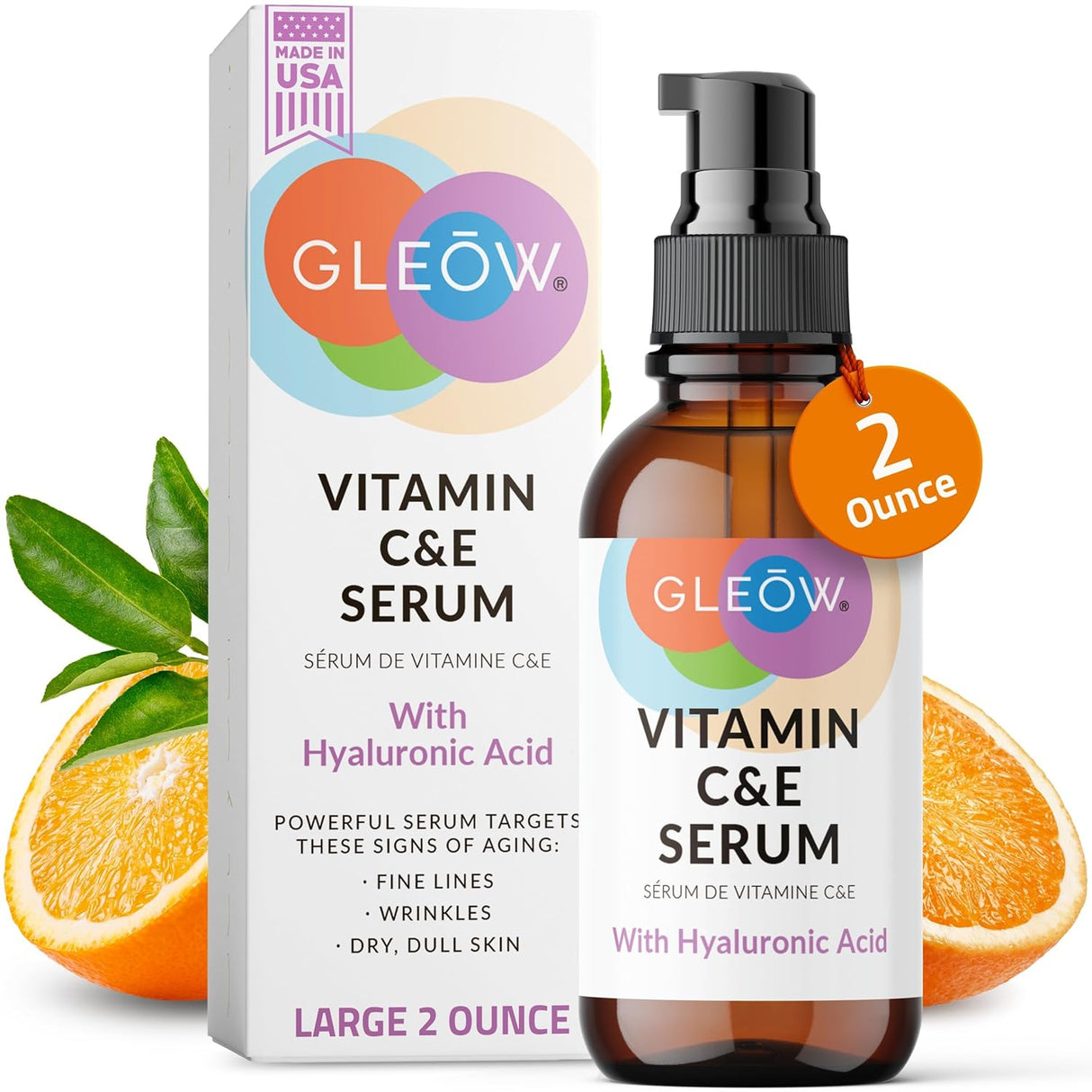 Nuevo Sérum Facial Vitamina C 2024, Hidratante y Iluminador