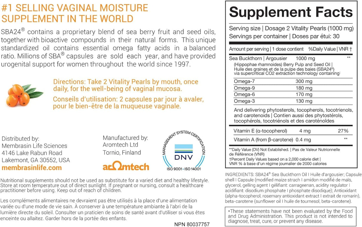 suplemento oral hidratante femenino para la sequedad vaginal