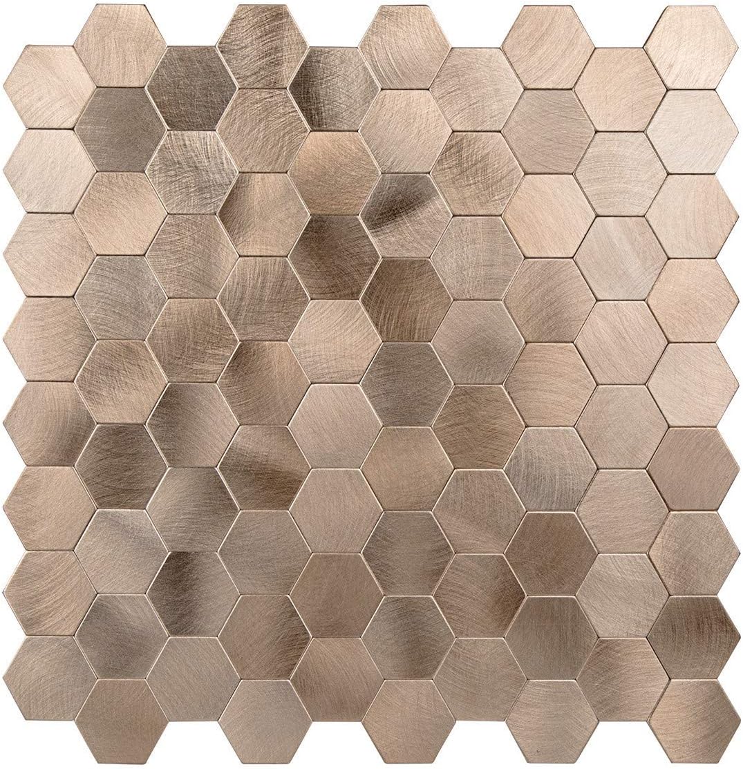 Paneles Antiguos Hexagonales Peel and Stick LuxuryWall 5pack