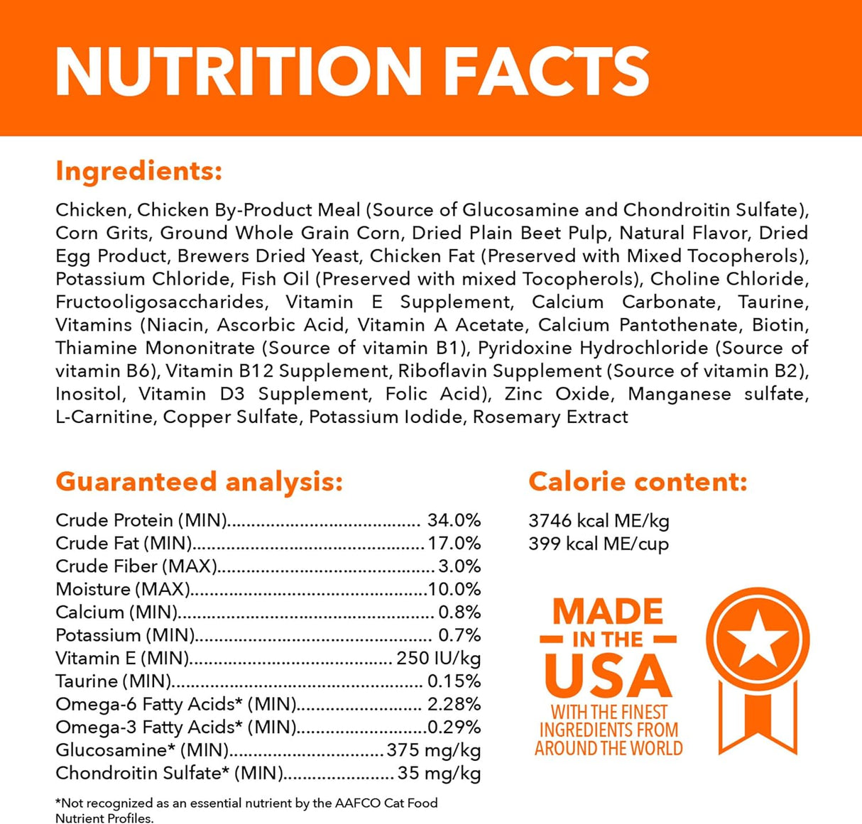 Alimento seco Iams Proactive, saludable para gatos ancianos