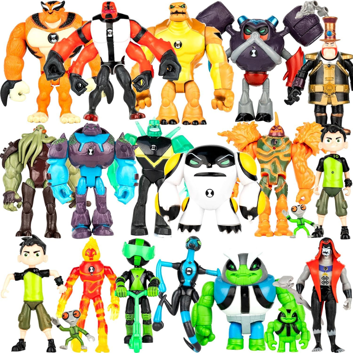 Figuras de Acción Omnitrix 20 pcs, Decoración Fiesta Cumpleaños