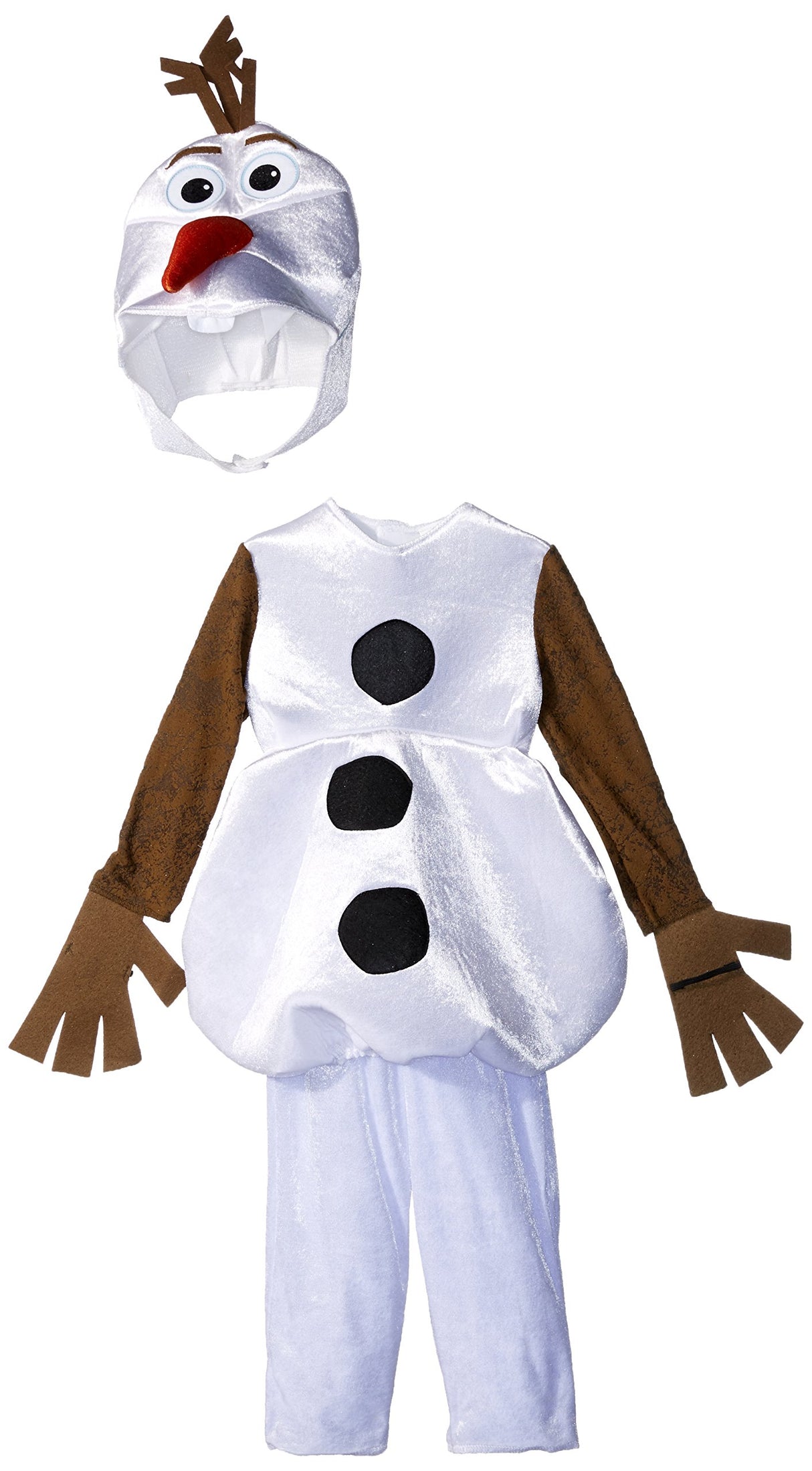 Disfraz de Olaf para niño, traje clásico, pequeño (2T)