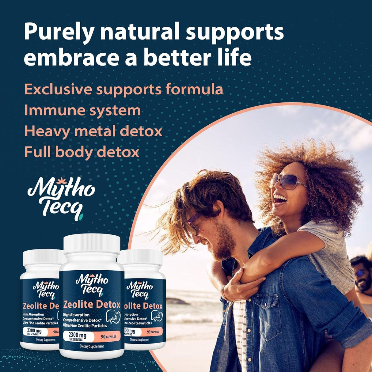 Zeolite Detox Capsules, 90, Absorbente, Limpieza Total