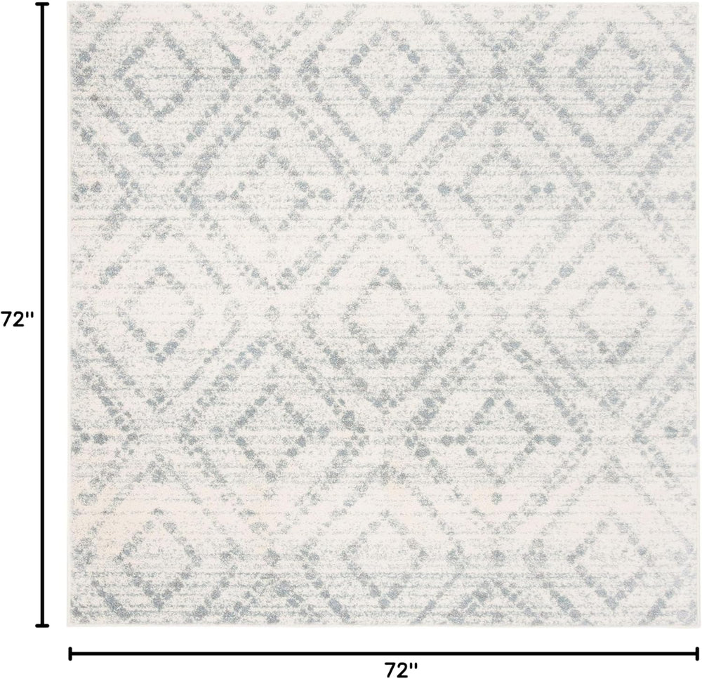 Alfombra Moderna con Diseño Diamante Distressed - ADR131T