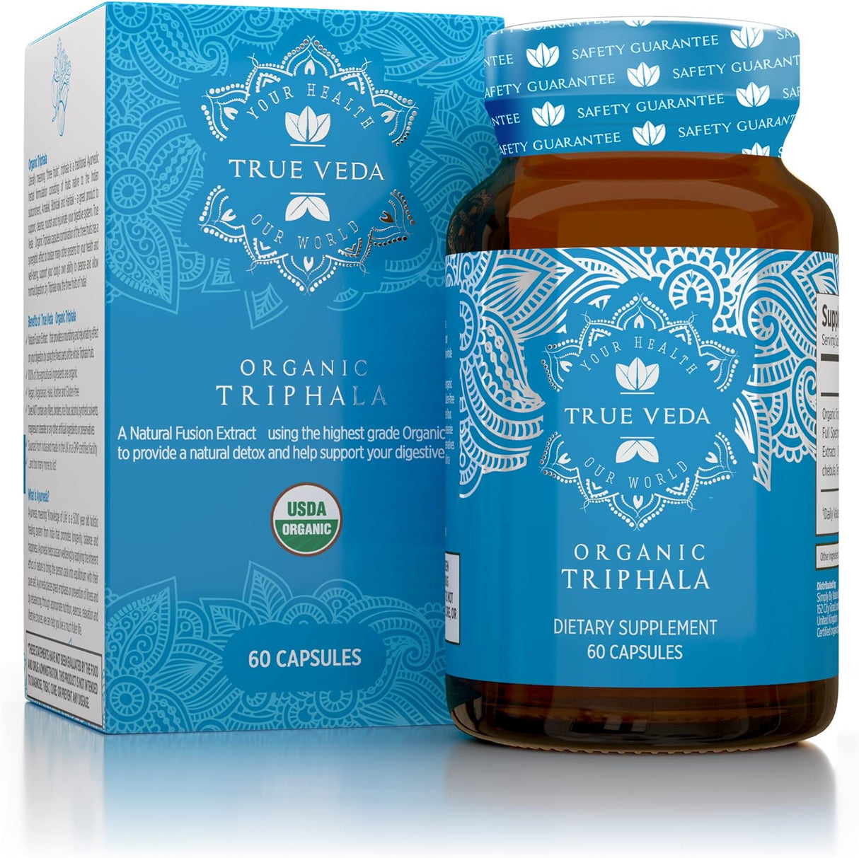 Suplemento Triphala Tabletas veganas Guggulu 100% natural