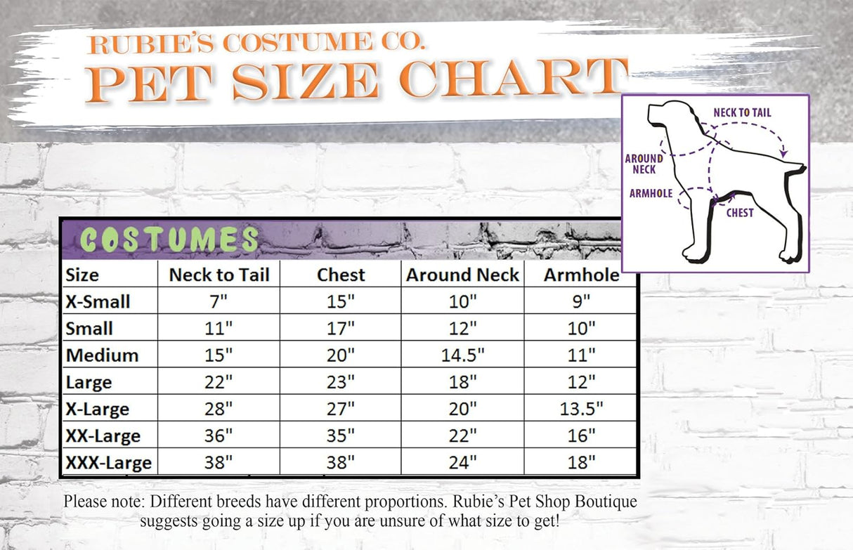 Rubie's - Disfraz para mascotas con el tema de Freddy Krueger A Nightmare on Elm Street
