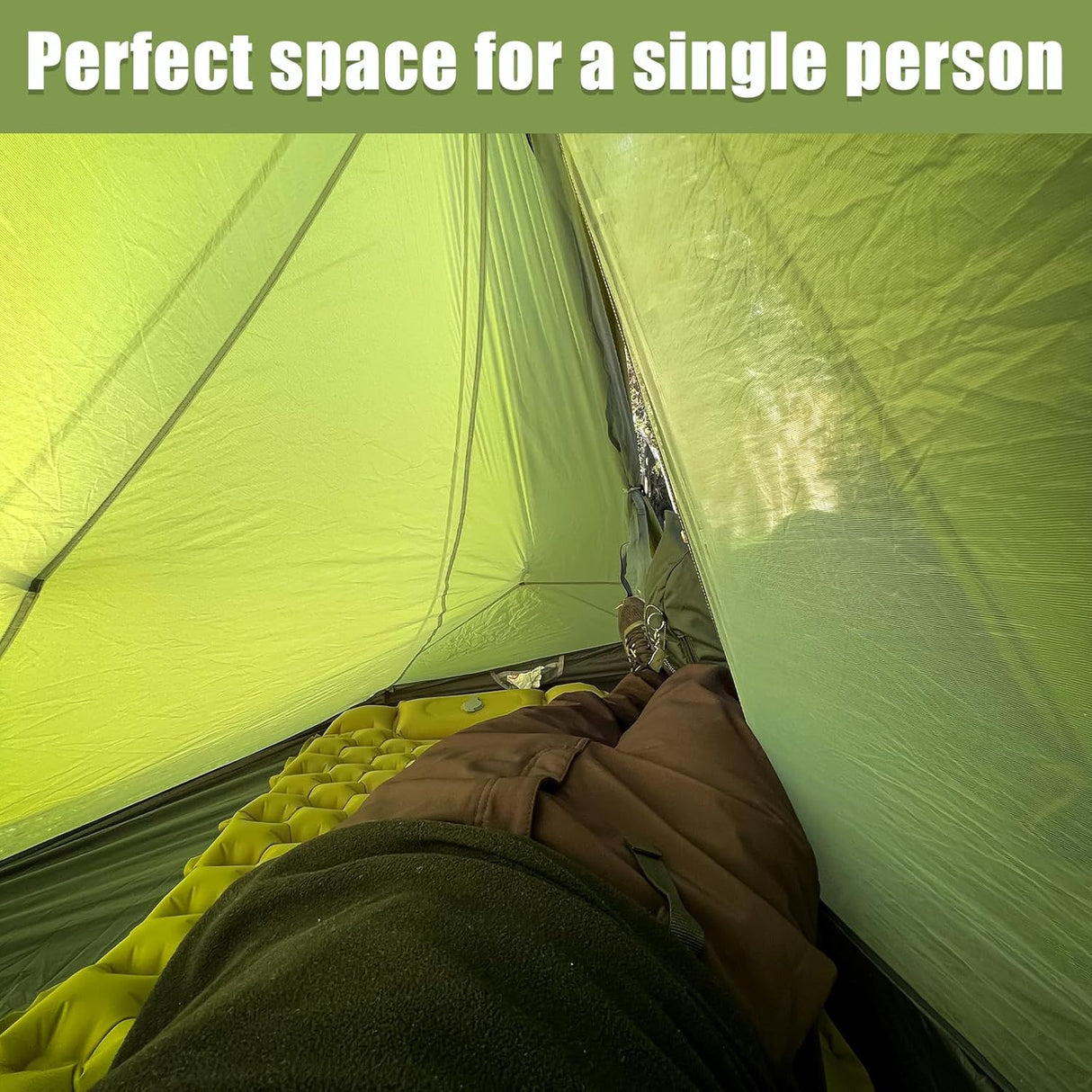 Tienda de camping Ultraligera 1 Persona - Night Cat 2 lbs