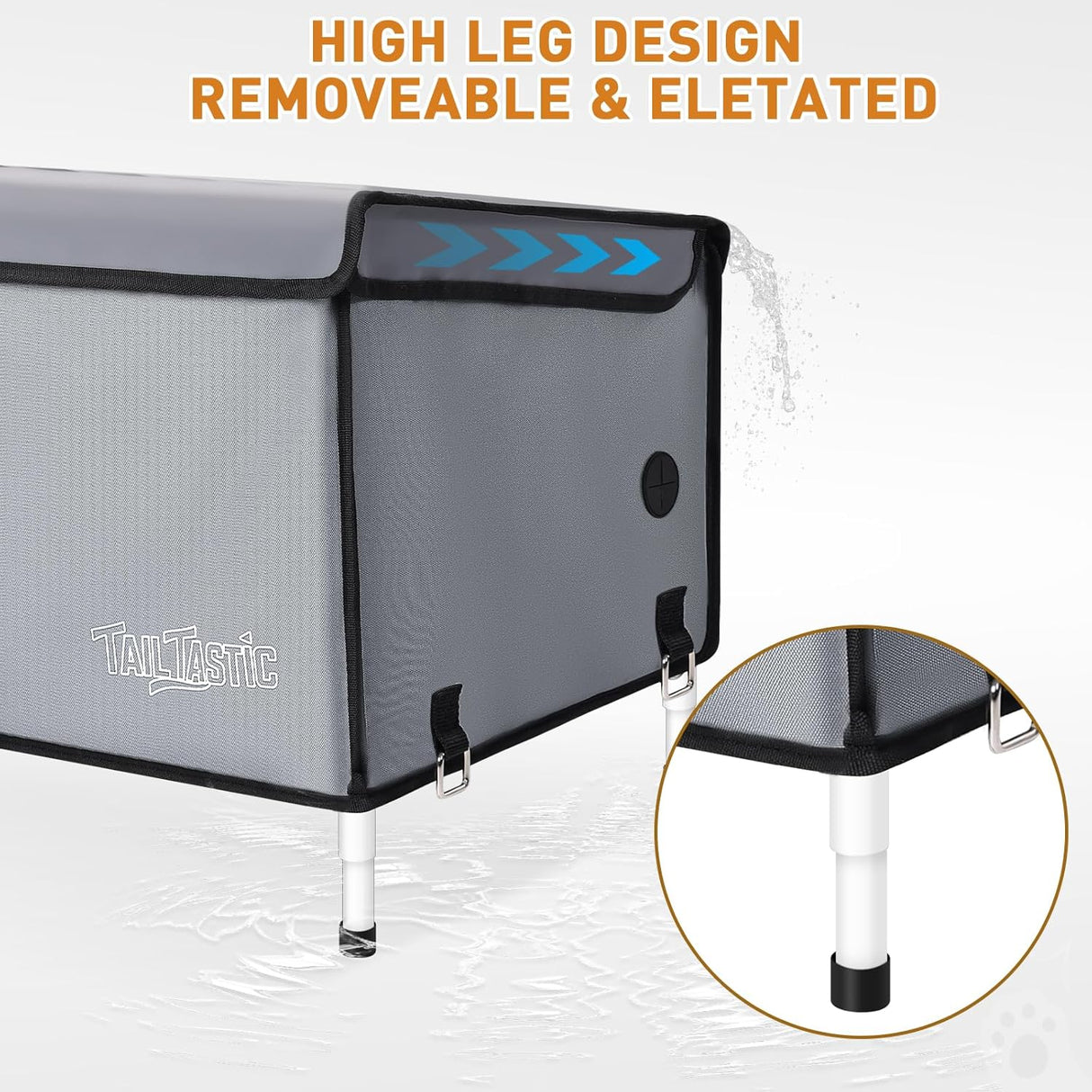 Casa para Gatos al Aire Libre, Elevada, Aislada, Grande