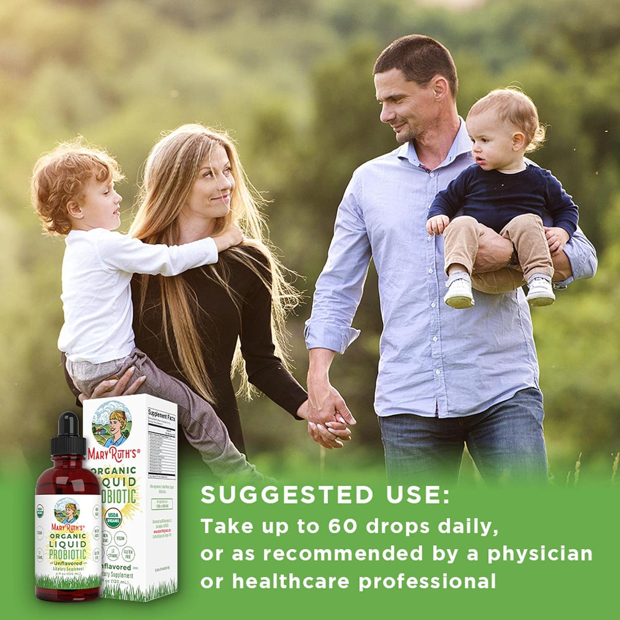 Probiótico líquido orgánico (a base de plantas) 12 cepas