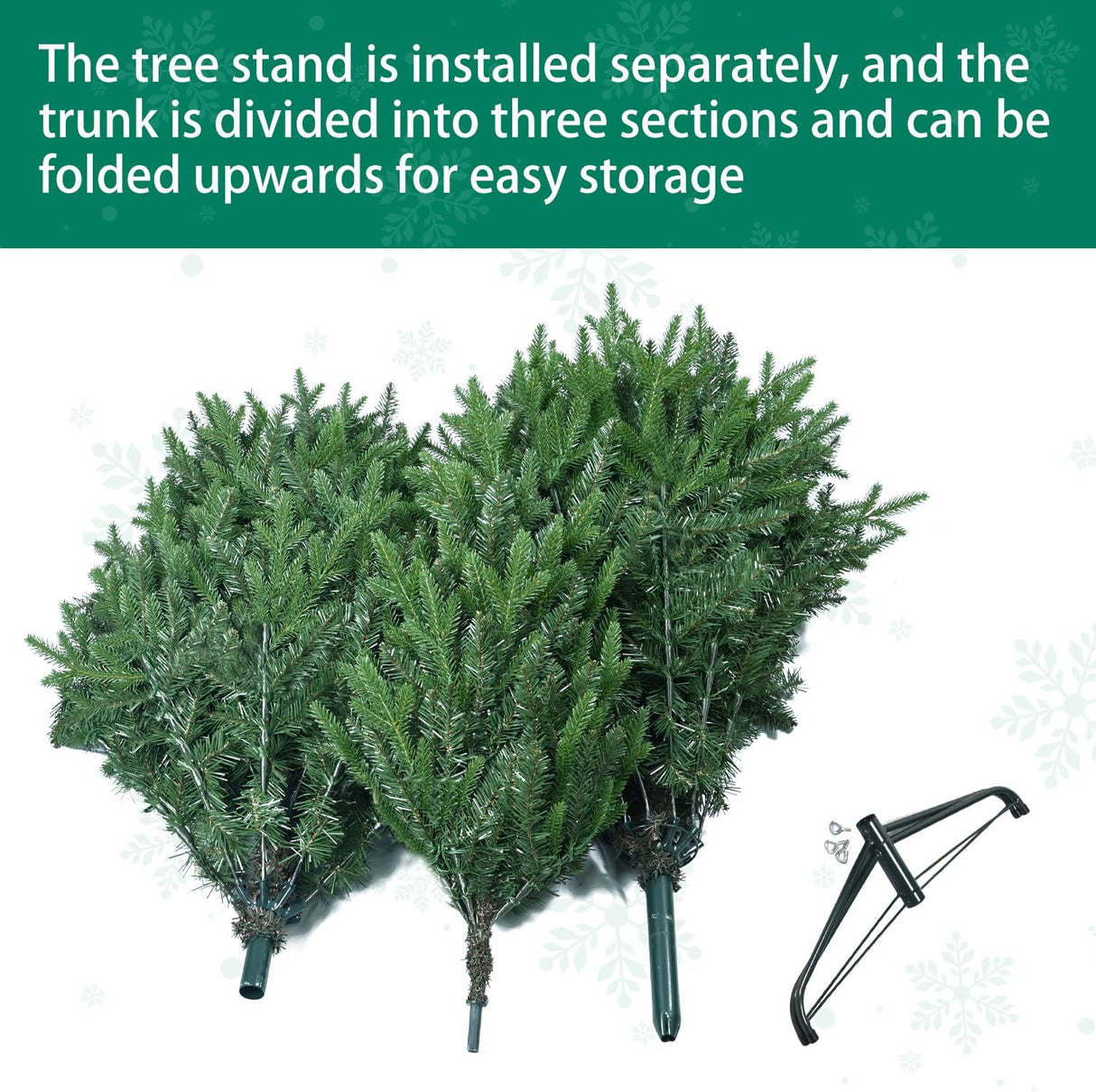 Árbol de Navidad Artificial 4FT, 668 Puntas, Premium Spruce