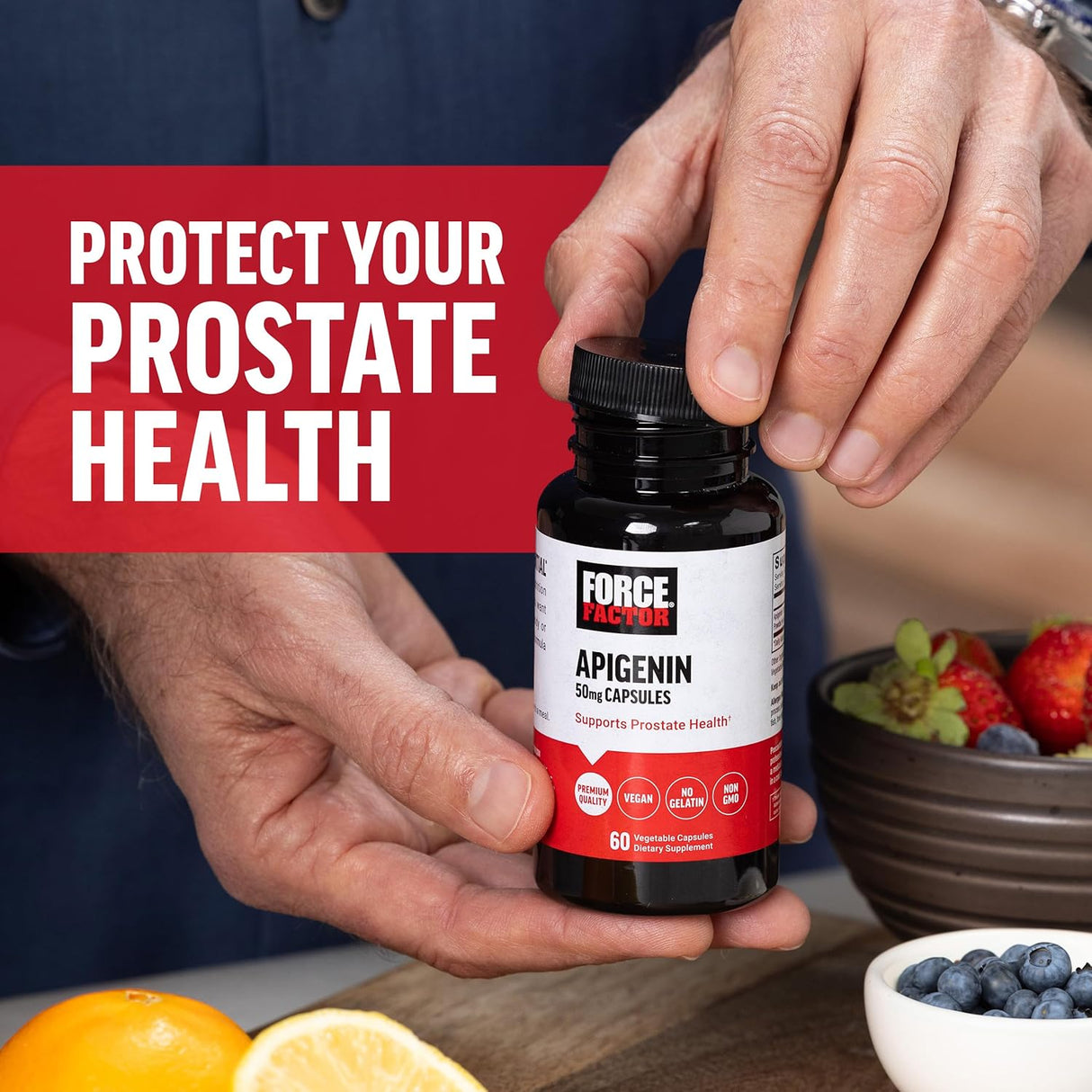 Suplemento de apoyo de próstata para la salud masculina