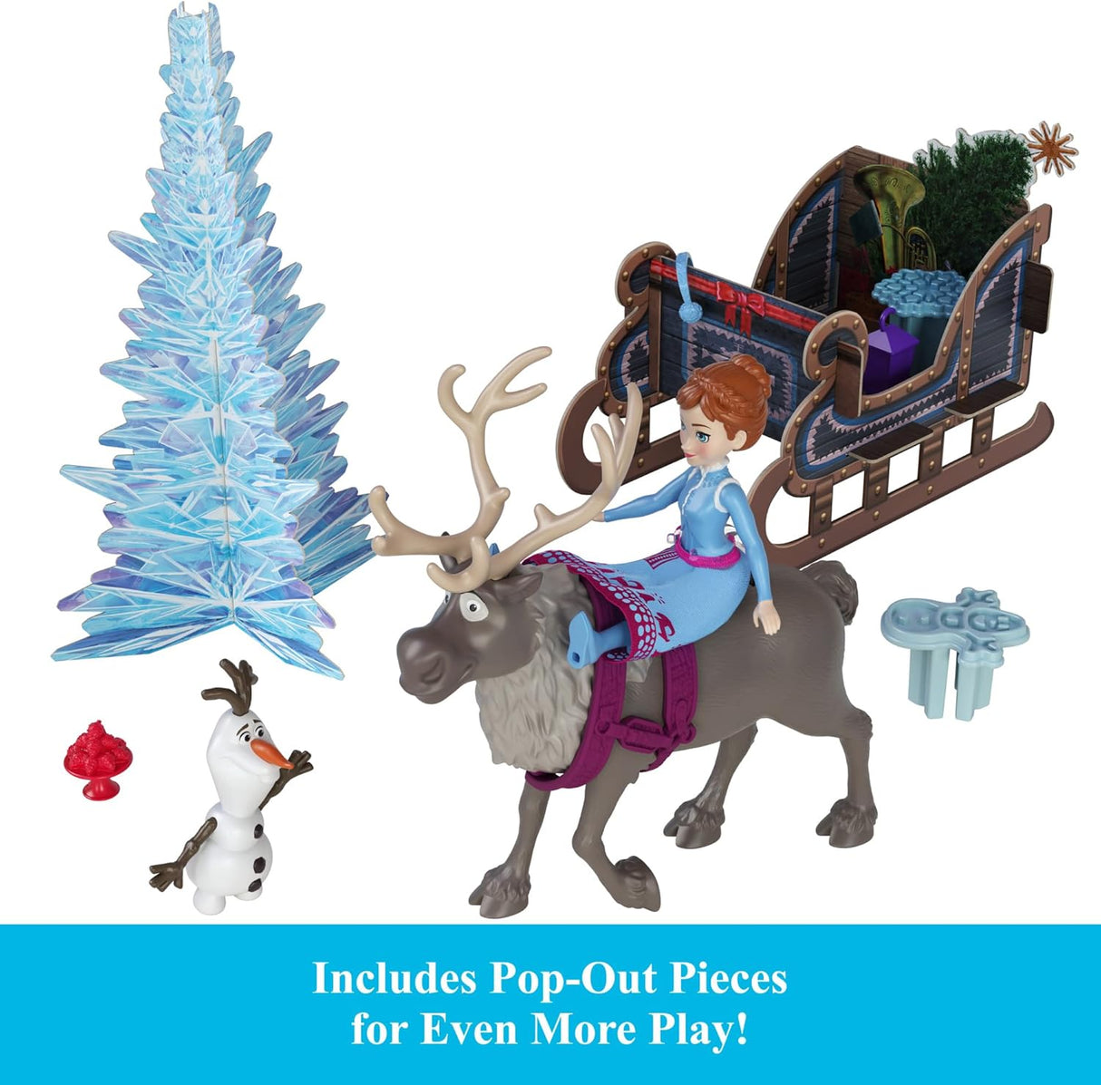 Muñecas Mattel Disney Frozen Calendario de Adviento con Anna y Elsa