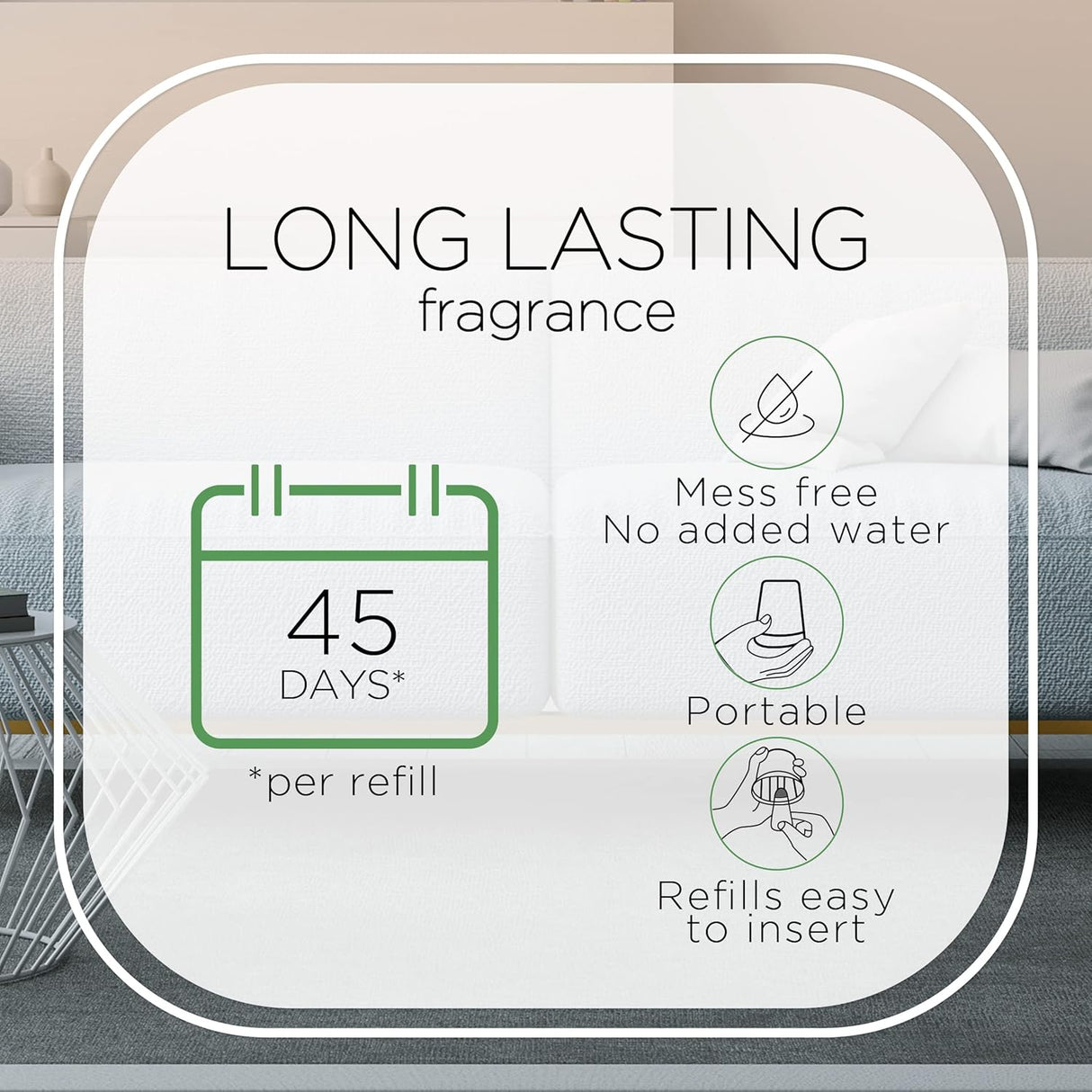 Difusor Air Wick Essential Mist con Recarga, Lavanda y Almendra