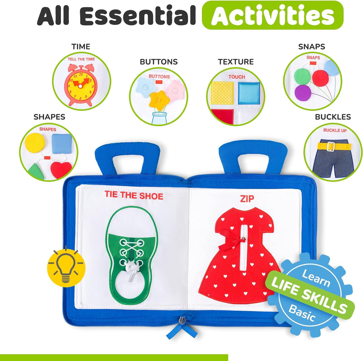 Libro de Actividades de deMoca para Niños de 1-3 Años