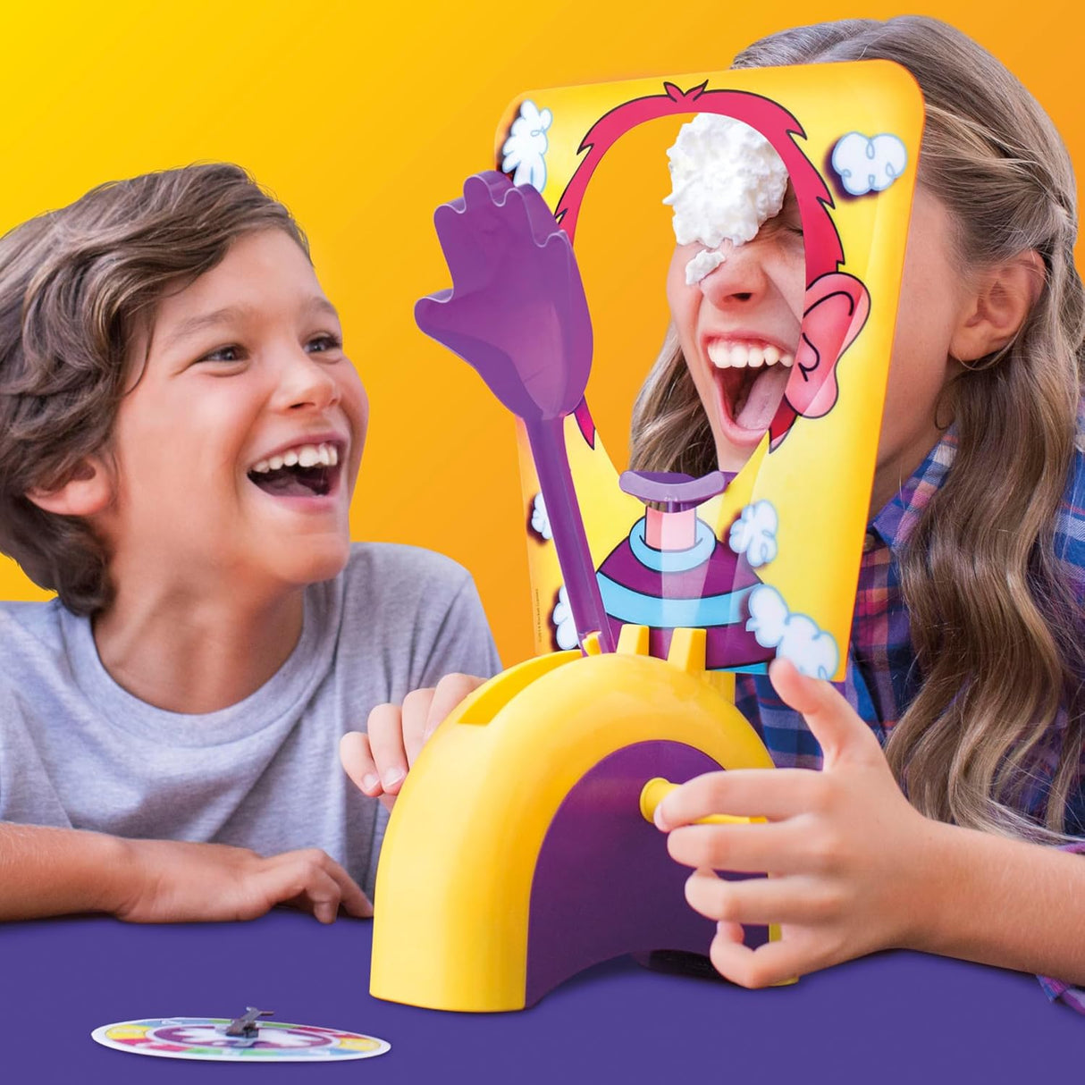 Juego de Mesa Pie Face | Hasbro Gaming | Crema Batida para Niños