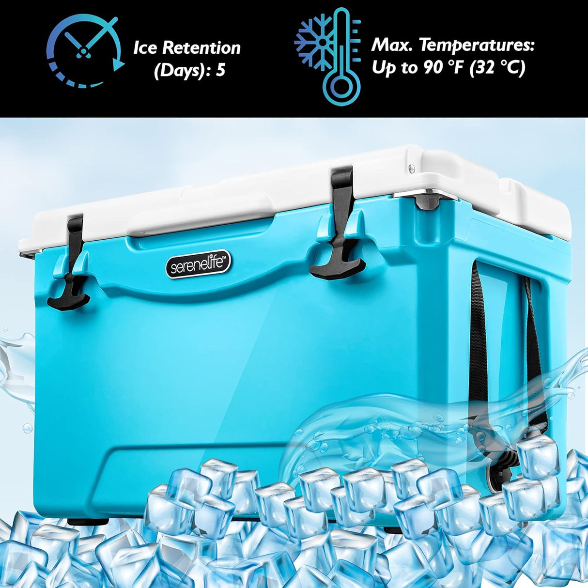 Nevera Térmica portátil azul SERENELIFE SLCB25BL