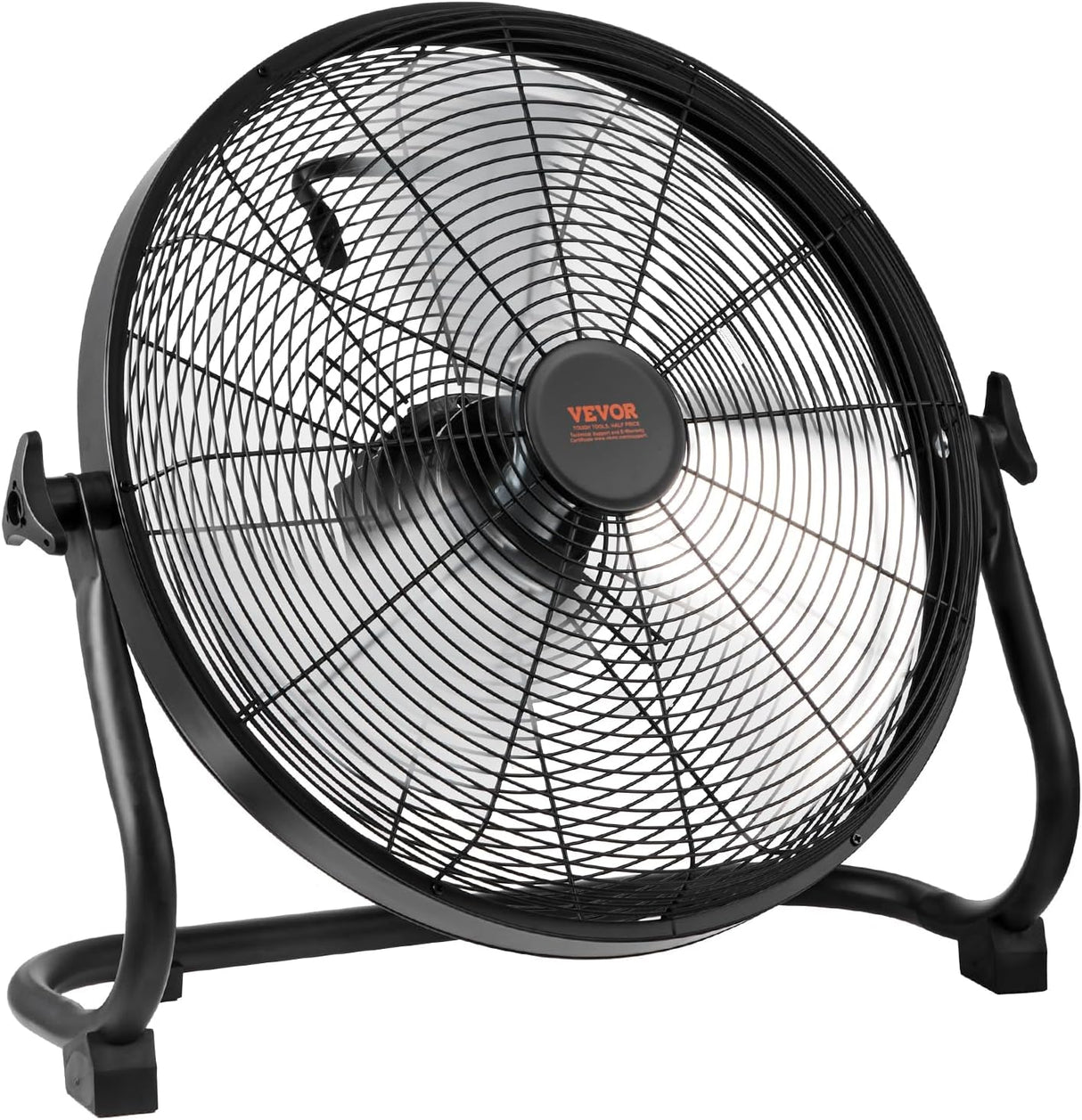 VEVOR Ventilador de piso recargable 16'', 360° pivotante, potente