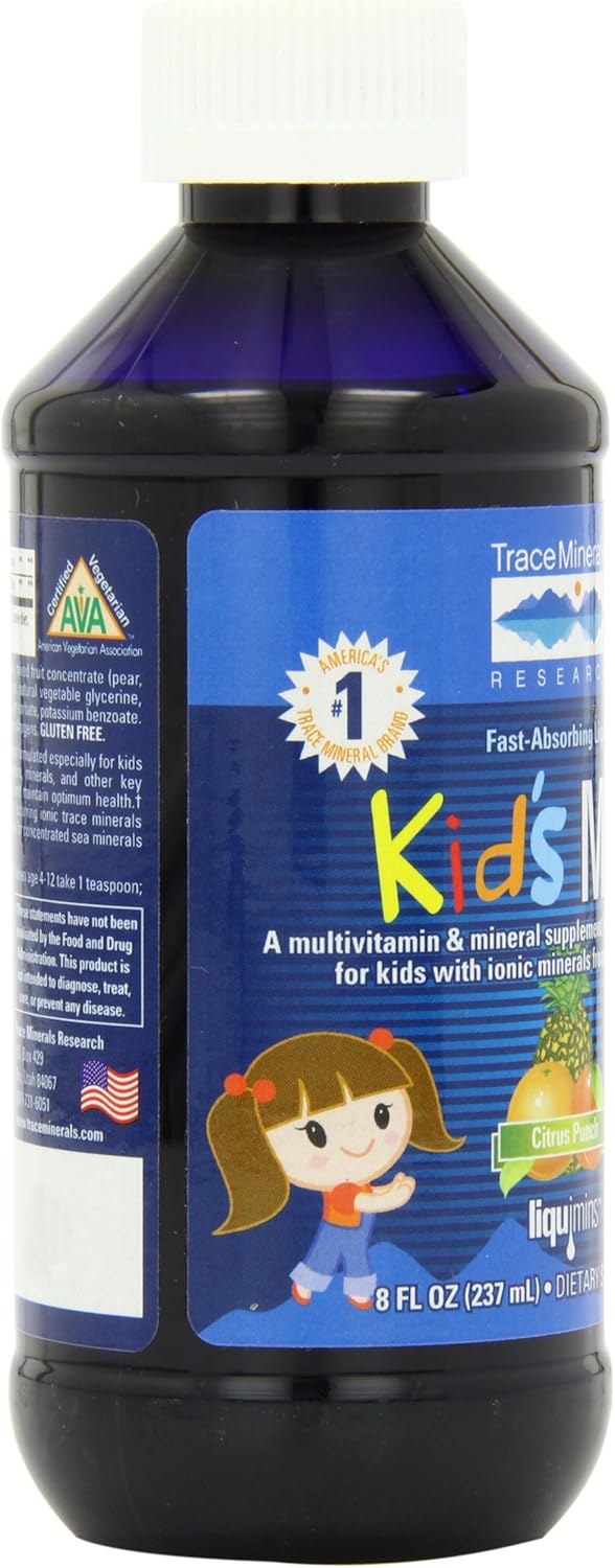 Suplemento multivitamínico líquido para niños vitamina C
