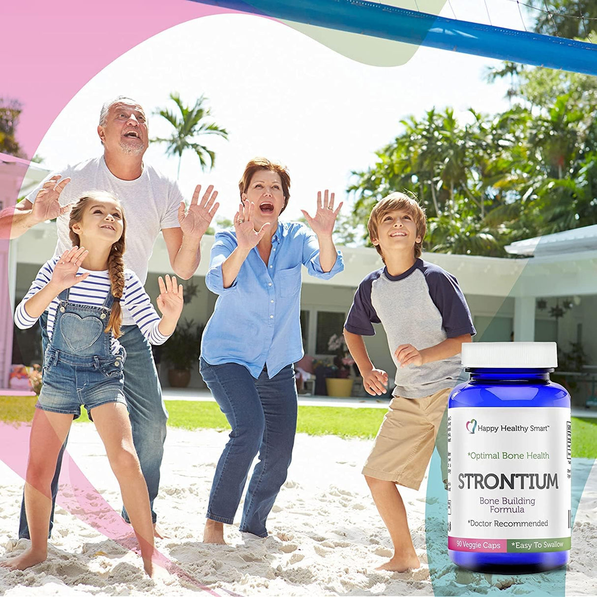 Suplementos Alimenticios saludable para huesos de estroncio