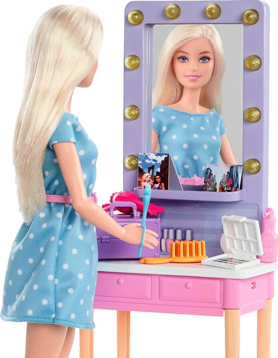 Muñeca Barbie Big City, Big Dreams y Set de Ensayo Roberts