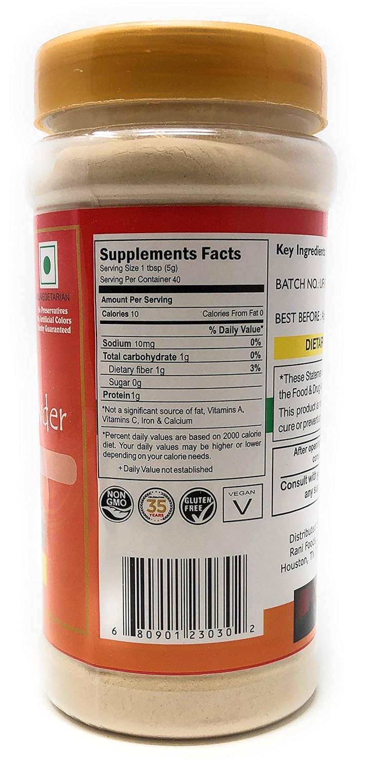 Polvo de raíz de Ashwagandha 200g Rani | Natural, Vegano, Sin Gluten