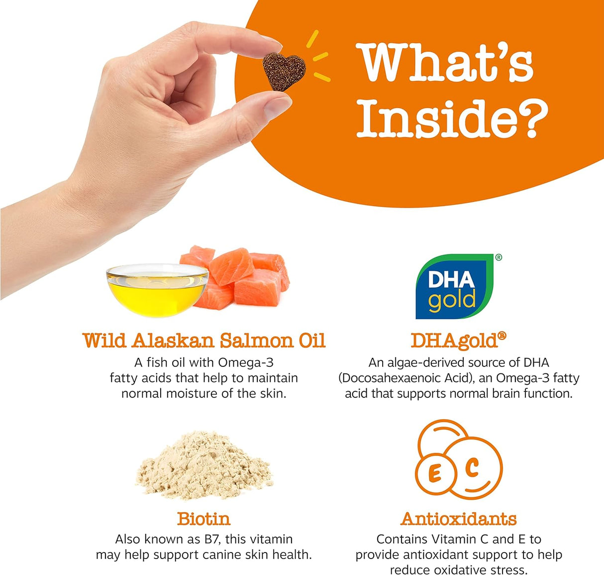 Vitaminas Aceite de pescado de salmón Omega 3 para perros