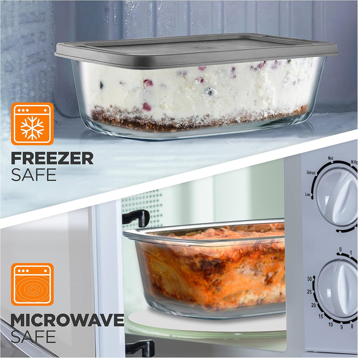 2 juegos de moldes para pan de 62.07 onzas NutriChef