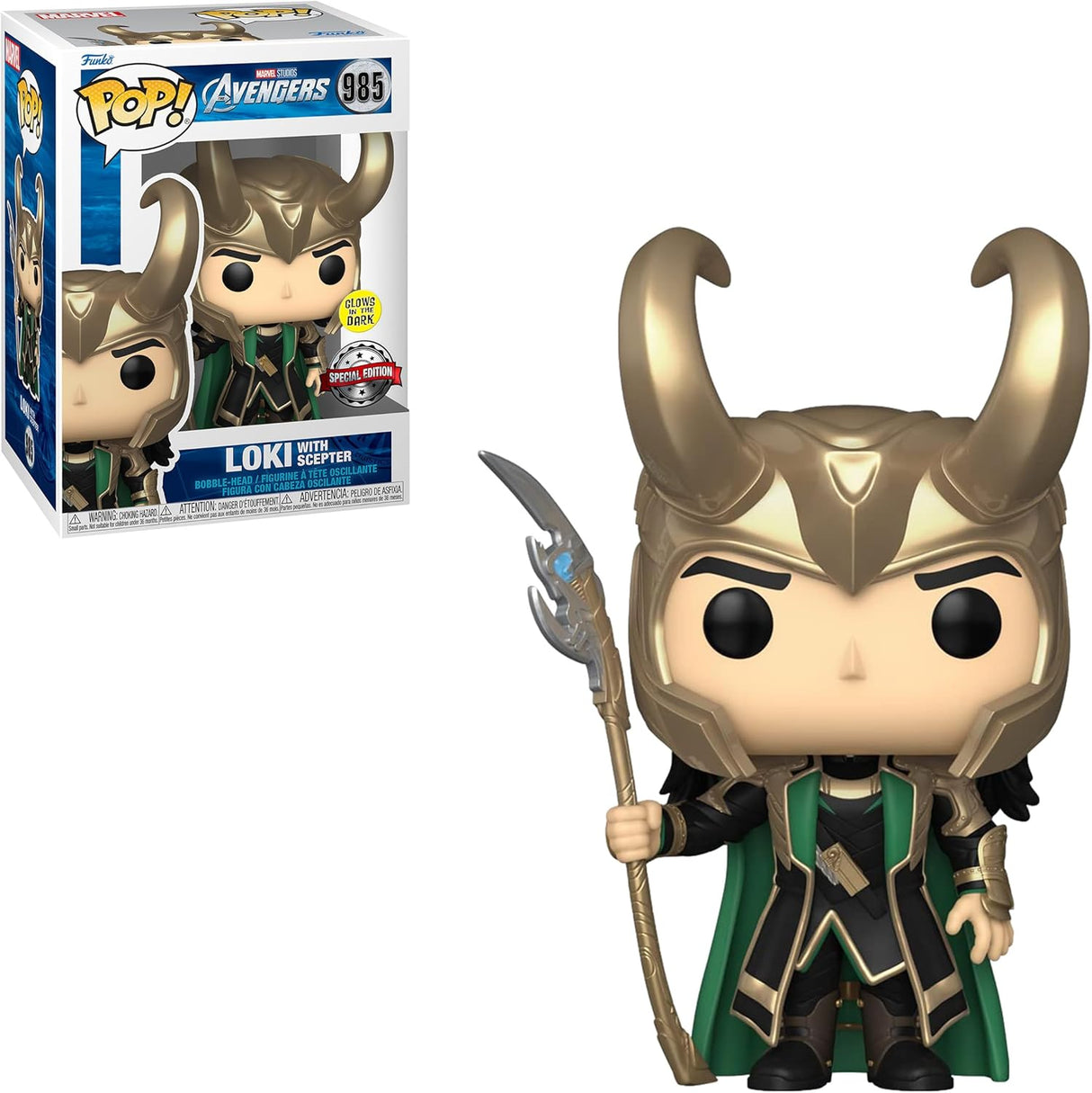 Figura Pop! Vinyl Loki con Cetro - Avengers - ST