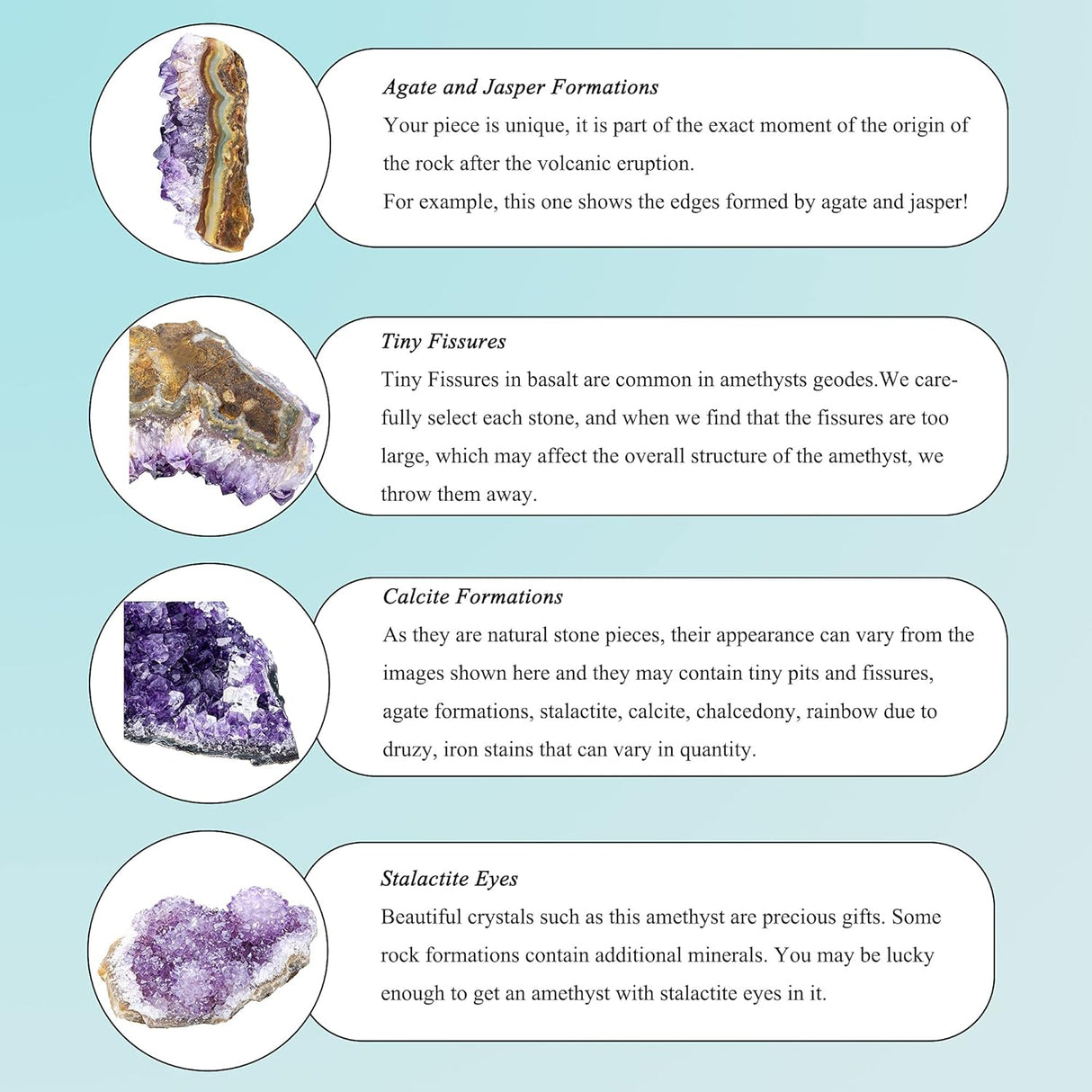 Top Plaza Piedras de cristal curativo de cuevas de geoda