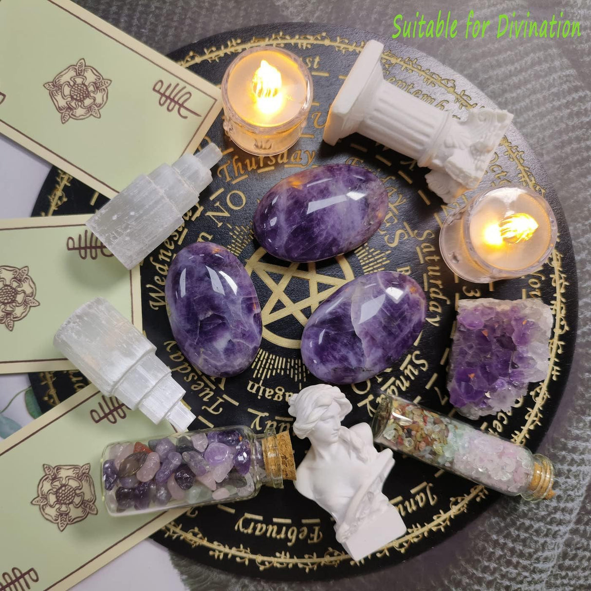 Cristales curativos de 2.4in, piedras preciosas para decoración