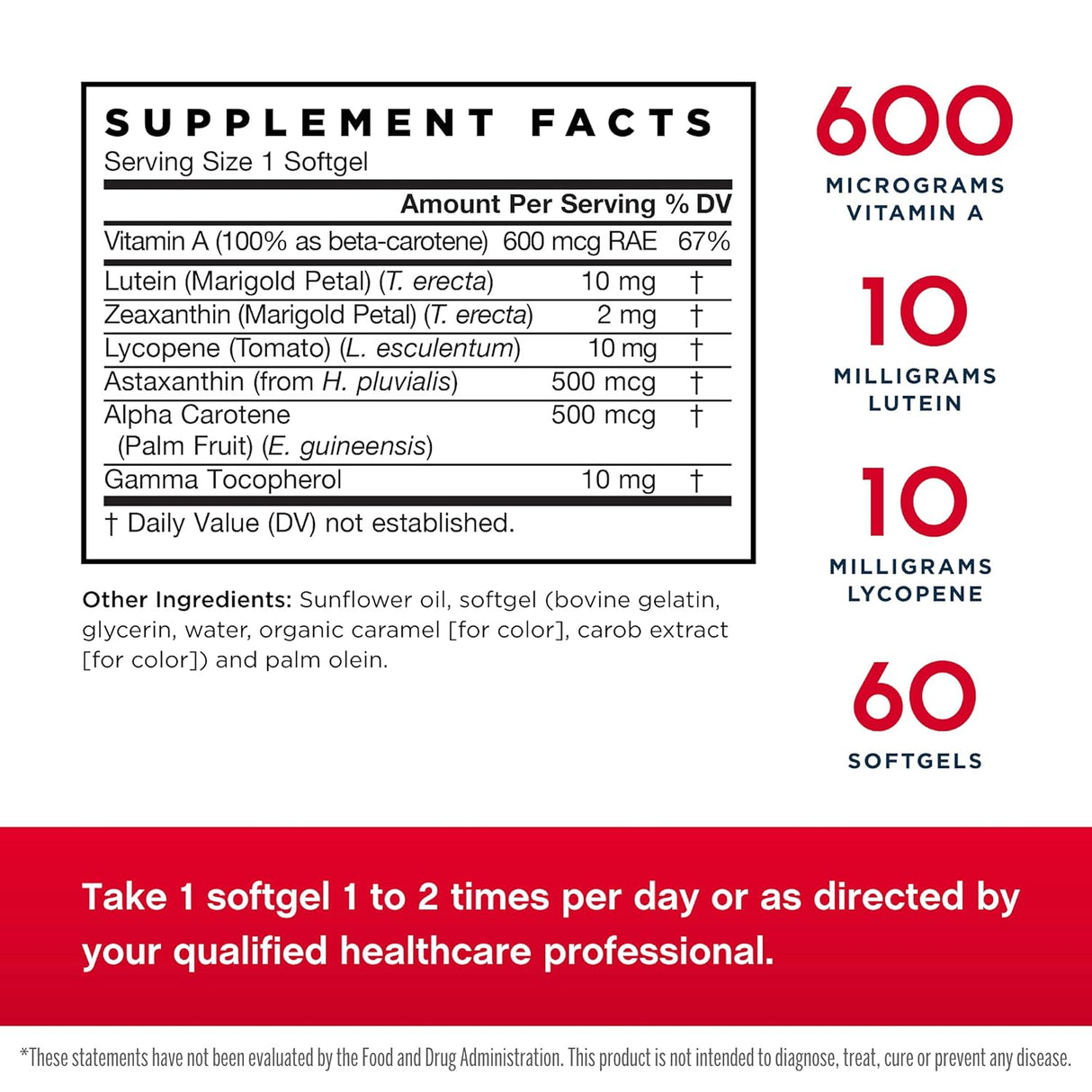 Suplementos Alimenticios salud de la visión