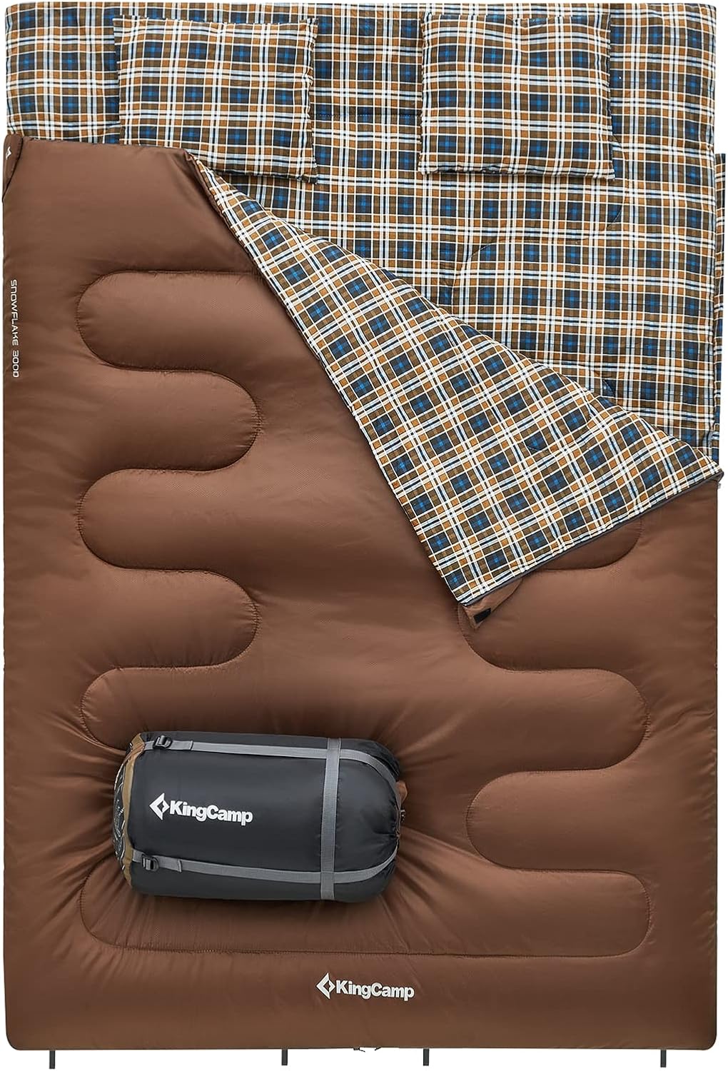 Saco de dormir doble de 20 grados para 2 personas