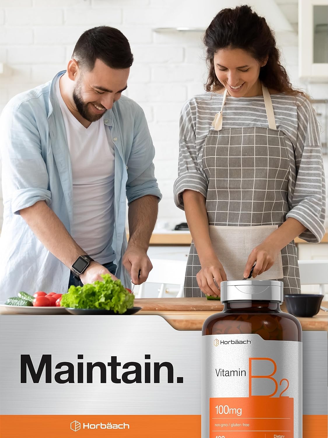 Suplementos Alimenticios Vitamina B-2 100 mg 400 tabletas