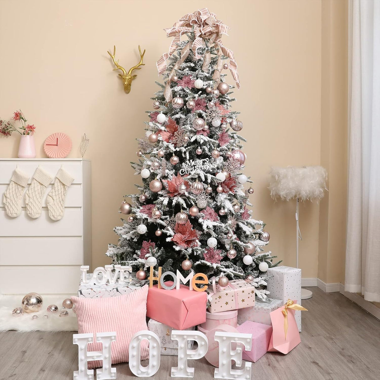 Flores Poinsettia Artificial 16 Pcs - Wironlst Decoraciones Navidad